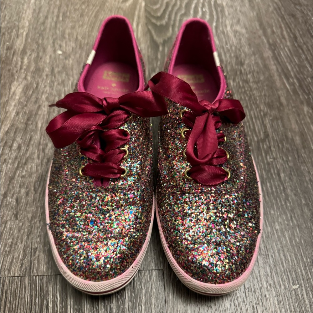 Kate Spade Keds Glitter Sneakers